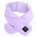 Changor skin-friendly electrical safety neck wrap temperature adjustable intelligent breathable soft for hiking camping travel for camping hiking cycling travel violet