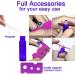 All-Day 6-Piece 10ml Essential Oils Roll Bottles - Refillable Matte Glass with Stainless Steel Ball | Includes Dropper & Opener for Aromatherapy & Fragrance - Buy Online on GoSupps.com