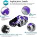 SUNFURA Dog Life Jacket - Reflective Pet Swimming Vest with Rescue Handle for Boating & Kayaking - Adjustable Safety Preserver for Small, Medium & Large Dogs (X-Large, Purple) - Buy Online on GoSupps.com