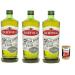 Bertolli Extra Original Olive Oils 1 Pack (3 x 1000 ml) + Italian Gourmet Polpa