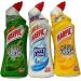 3 harpic toilet cleaner gel 750 ml (random mix 1 of each) vie belle bundle - Buy Online on GoSupps.com