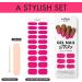 MOYOU LONDON Gel Nail Wraps - 20 Pcs Salon-Quality Strips with Nail File & Cuticle Stick for Manicure (UV/LED Lamp Required) - Buy Online on GoSupps.com