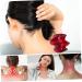 Buy Minkissy Gua Sha Massage Tool - 2-Piece Red Facial & Body Muscle Massager Board for Deep Tissue Relief | International Shipping Available - Buy Online on GoSupps.com
