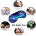 Fantasy Forest Blacklight Sleep Eye Mask - Elastic Strap for Men & Women, Ideal for Sleep, Travel, and Nap - Buy Online on GoSupps.com