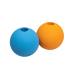 Amazon Basics Rubber Fetch Balls for Dogs to Play with 3-Inch 2-Pack Blue Orange Standard Balls 3-Inch (2-Pack)