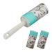Relaxdays lint roller with 2 replacement rolls lint roller for clothing against lint & hair lint remover 105 sheets white