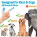 Bileumec Dog Finger Toothbrush 4 Pack - Vet Advice Dog Teeth Cleaning Product - Specifically Designed for Oral-Sensitive Pet 2 mm Thickened Version - Buy Online on GoSupps.com