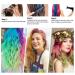 Ebanku Temporary Hair Chalk Comb - 6 Color Washable Set for Girls, Kids Gifts - Perfect for Cosplay, DIY, Halloween, Christmas, Birthday Party - Children's Day - 6P - Buy Online on GoSupps.com