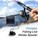 Portable Fishing Line Spooler with Suction Cup Station - Adjustable Winder for Easy Line Spooling - Buy Online on GoSupps.com