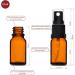 Handsunity 15ml Amber Glass Spray Bottles Set - 12PC with Atomizer & 29 Accessories - Perfect for Essential Oils & Pharmacy Use - Buy Online on GoSupps.com