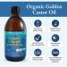 Organic Golden Castor Oil 500mL - 100% Pure & USDA Certified for Hair, Skin & Digestion - Buy Online on GoSupps.com