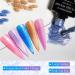 Supwee 2-in-1 Color Changing Cat Eye Gel Polish Set | Crystal Cat Eye Nail Gel Polish with Holographic Glitter | 8 Color Set - 7ml - Buy Online on GoSupps.com