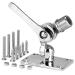 Marine VHF Antenna Mounts, Adjustable Base VHF Antenna Mount for Boat, 316 Stainless Steel, Heavy Duty, Include Installation Accessories Screws