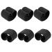 Giantree 6 pieces Elastic belt holder for service belt elastic belt loops Ruckbag belt holder belt remain belt holder holder band grinding for 1.5 "wide belt/strap black