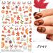 Cartoon Christmas Nail Stickers 9 Sheets Self-Adhesive Nail Decal Nail Art Decoration Design Supplies - Buy Online on GoSupps.com