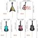 24 Pack Guitar Cupcake Toppers Glitter Guitar Rock Cake Picks Musical Instrument Guitar First Birthday Cake Decorations for 1st Birthday Baby Shower Theme Birthday Party Supplies - Buy Online on GoSupps.com