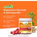 ANUMITRA Magnesium Glycinate 1000mg Gummies with Ashwagandha & Coenzyme Q10, High Absorption Vegan Gummies for Sleep, Stress & Calm Support - Raspberry Flavor, 90 Count for Adults - Buy Online on GoSupps.com