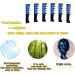 Temporary Hair Chalk Combs for Girls - Washable Hair Color Comb Set for Kids, 6 Colors - Ideal Gift for Ages 4-10 - Perfect for Birthday, Cosplay, Christmas Parties - Blue - Buy Online on GoSupps.com