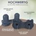 Chirogun Duo Trigger Point Presser | Suction Cup Back Massage Device for Spine Foot Neck & Sciatica Relief - Midnight Black - Buy Online on GoSupps.com