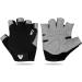 Westwood Fox Gym Gloves for fitness training non -slip shock absorbing weight lifting padded handle breathable fingerless support for men and black without wrist support