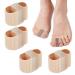 Zxchome hallux valgus correction hallux valgus rail bale toe correction bunion corrector hallux valgus bandage bale pad hallux rail 2 pair built-in silicone shock absorber