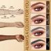 Eyebrow Pencil Waterproof Smudge-proof 3D Natural Makeup Eyebrow Pencil for Men Women Black - Buy Online on GoSupps.com