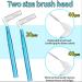 100 Pcs Interdental Toothpick Braces Brush with Refill Heads - Micro Tight Dental Picks for Teeth Cleaning - Disposable Oral Braces Toothbrush - Buy Online on GoSupps.com