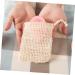 Baluue 4pcs Handmade Soap Bag Small Mesh Bag Drawstring Shower Bag Mesh Storage Bags Cotton Linen White - Buy Online on GoSupps.com