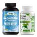 Magnesium Supplement with Glycinate Citrate Malate & Oxide Plus Moringa Oleifera with Vitamin C Omega 3 & Amino Acids - Boosts Energy Mood Memory