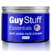 Mens Face Moisturizer - Non Greasy Formulation - Anti Aging Cream for Men - Rich Anti Wrinkle Lotion with Hyaluronic Acid - Boosts Collagen - Natural and Organic Skincare by Guy Stuff Essentials