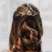 AW BRIDAL Pearl Flower Wedding Hair Comb - Gold Bridal Hair Accessories - Buy Online on GoSupps.com