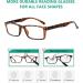 Eyekepper Spring Hinge Retro Reading Glasses - 5-Pack Mix Sunshine Readers +3.00 Rectangle - International Shipping Available - Buy Online on GoSupps.com