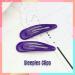 6Pcs 5CM Snap Hair Clips in School Colours - Purple Hair Accessories for Girls & Women - Buy Online on GoSupps.com