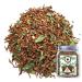 Plant Gift Peppermint Rooibos Tea Oganic Fruit Herbal Tea All Natural Flavors Loose Leaf Non GMO Vegan Tea Bags Into Iced Tea & Hot Tea 70G/2.5oz
