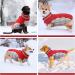 FUAMEY Padded Vest Dog Jacket - Reflective Winter Coat for Large Dogs - Red - Buy Online on GoSupps.com