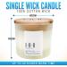 All-Natural Island Spa Candle | Eucalyptus & Citrus Scented | Large 8oz Relaxation Candle | Long Burn Time | HHI Candles - Buy Online on GoSupps.com