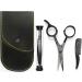 Bartzart Beard Care Set - 3-Piece with Shears Tweezers & Comb for Eyebrow and Beard Grooming | Black - Buy Online on GoSupps.com