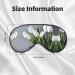 Buy White Tulips Double-Sided Sleep Eye Mask - Soft Comfort Blindfold with Adjustable Strap | Block Out Light - Buy Online on GoSupps.com
