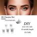 DIY Cat Eye Lashes Clusters - D Curl Individual Lash Extension Kit | Waterproof with Glue & Tweezers | ONXK - Perfect for Beginners - Buy Online on GoSupps.com