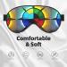 Unisex Adjustable Blackout Sleep Eye Mask - Shine in All Directions | Perfect for Travel Yoga Office & Naps - International Shipping - Buy Online on GoSupps.com
