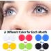 Elcoho 24 Pack Contact Lens Cases Set - Left/Right Eyes Holder Box - 6 Color Options - Buy Online on GoSupps.com