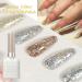 Glitter Gel Nail Polish Golden Holographic Led UV Gel Nail Varnish Shimmering Metallic Shining Sparkling Long Lasting Birthday Gift for Women Diamond Gold Gel Polish 15ml - Buy Online on GoSupps.com