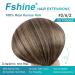 FSHINE Tape In Hair Extensions - Real Hair Balayage Dark Brown & Medium Brown 20 Pieces 35cm #2/6/3 & #2/6/2 - Buy Online on GoSupps.com