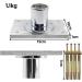 PRIORMAN Pole Dance Fixed Plange Plate - Ceiling Mount for Pole Dancing | Rectangular Pole Top Plate for Safety and Stability - Buy Online on GoSupps.com