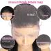 Maxine 22 Inch Brazilian Straight Wave Human Hair Lace Front Wig | 180% Density | HD Transparent Lace | Pre Plucked with Baby Hair | Bleached Knots - 13x6 Frontal Wig for Women - Buy Online on GoSupps.com