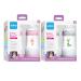 MAM Easy Start Anti-Colic Medium Flow Bottles 9 oz (4-Count) Gray and Pink - Buy Online on GoSupps.com