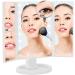 Buy From TV Trifold Makeup Mirror with LED Lights - Portable Vanity Mirror with 10x Magnification - Dimmable Lighted Mirror for Makeup and Grooming - Buy Online on GoSupps.com