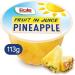 Dole Pineapple in Juice Fruit Pots 20 x 113g | Fresh Chunks, No Added Sugar | Healthy Snack for Breakfast, Dessert or Recipes - Buy Online on GoSupps.com