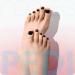  NOOVES NOOVES NAILS - Premium Pre-Curved Gel Toenail Polish - Onyx Black - Semi-Permanent Gel Polish | Pedicure Nail Design | Self-Adhesive Gel Nail Sheets - Buy Online on GoSupps.com