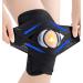 Prowaves Kniebandage Men Women with side stabilizers Patella Kniebandage Orthopedic Kniebandage Meniscus knee support for meniscus tears Knain pain sport arthritis recovery adjustable xxxxl xxxxl black